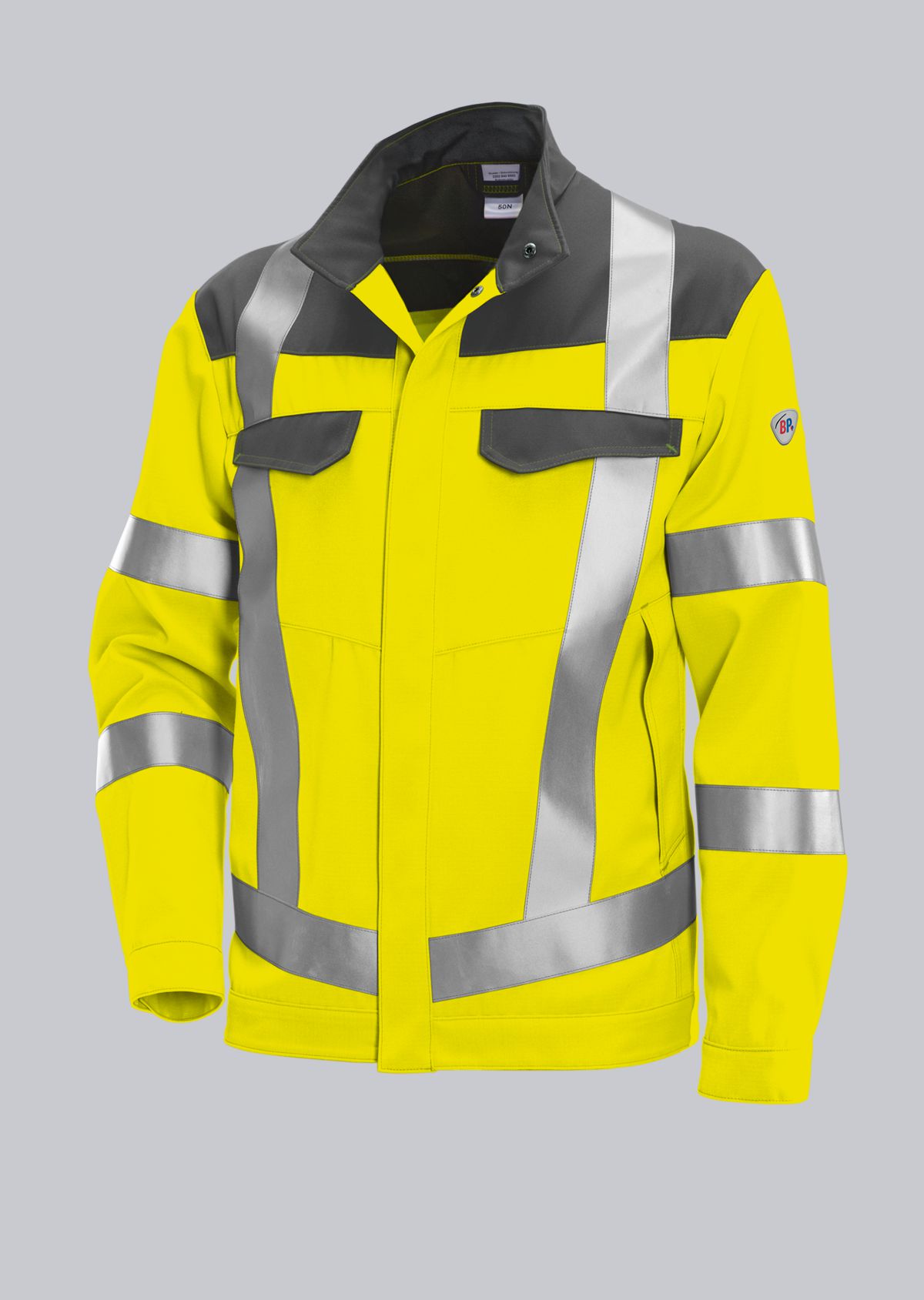 2212-840-8653 BP® Multinorm-jack met hoge zichtbaarheid APC1 signaalgeel/donkergrijs Hoofdafbeelding