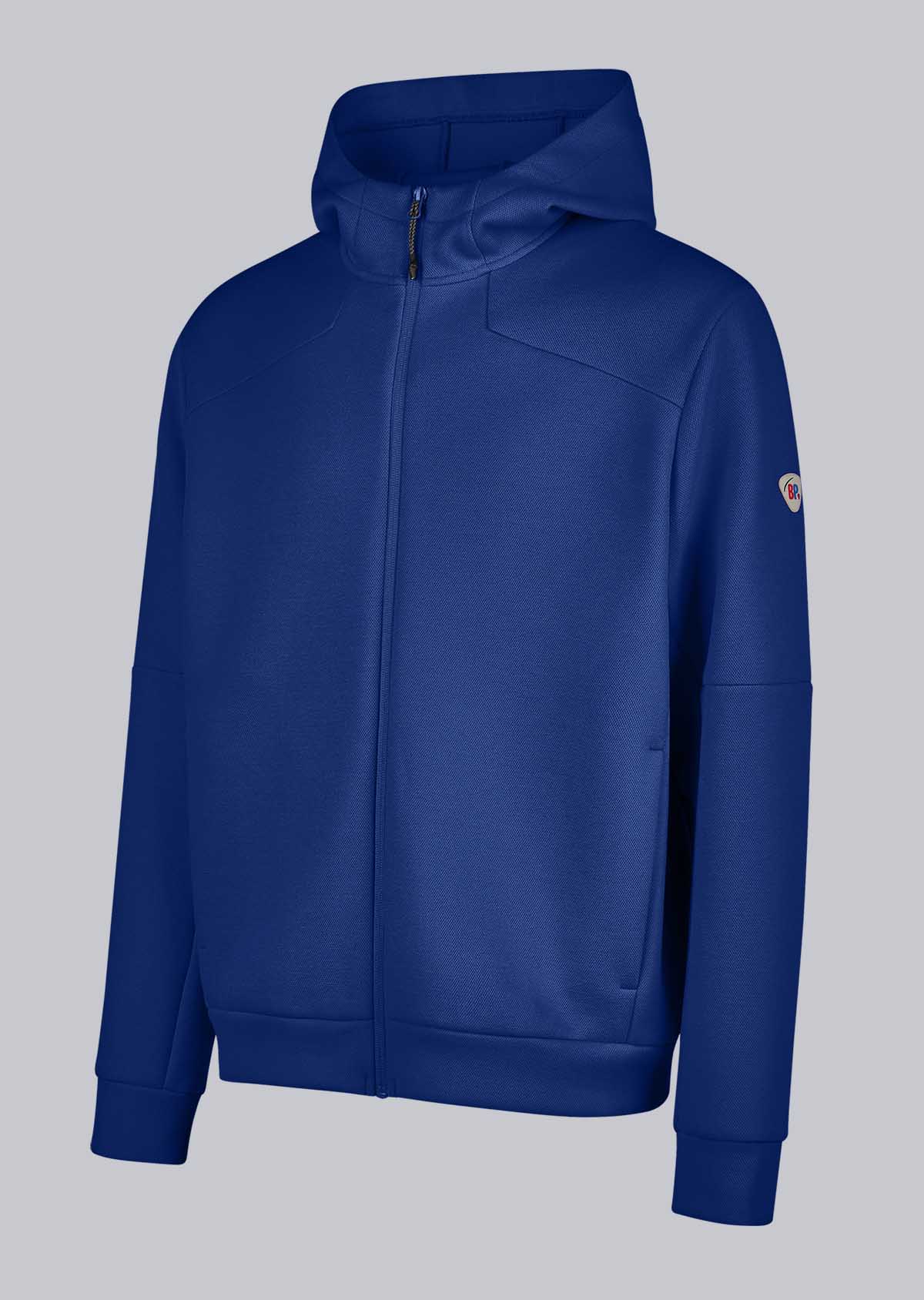 BP® Sweatjacke mit Kapuze königsblau Thumbnail 1