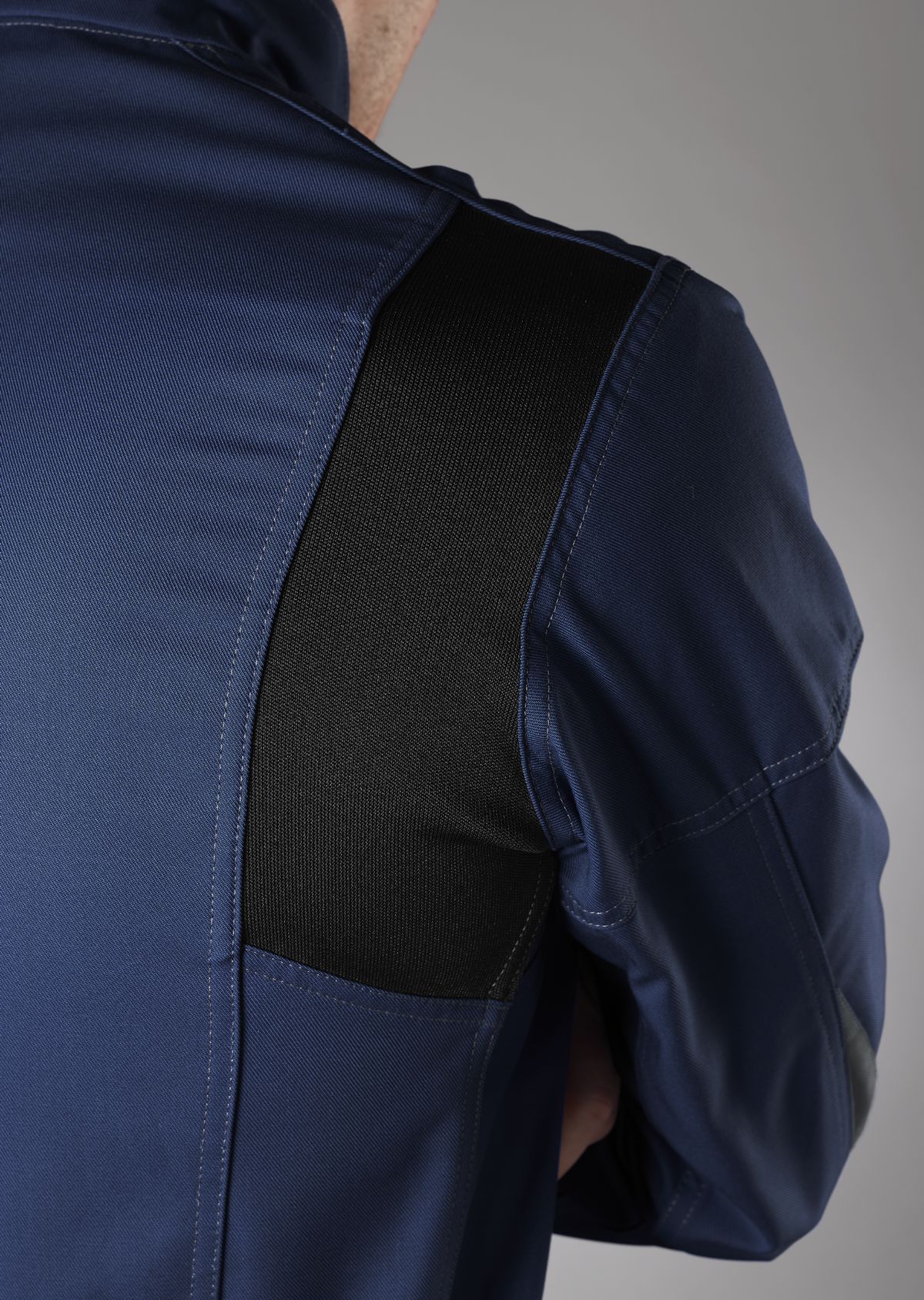 BP® Comfort-werkjack met stretch inzetstukken nachtblauw/antraciet Thumbnail 3