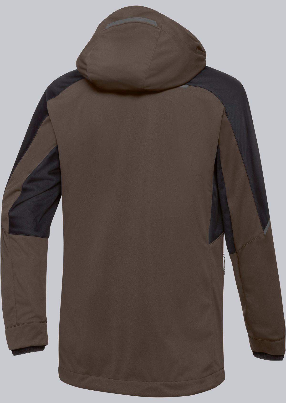 BP® Leichte Stretch-Softshelljacke braun/schwarz Thumbnail 1