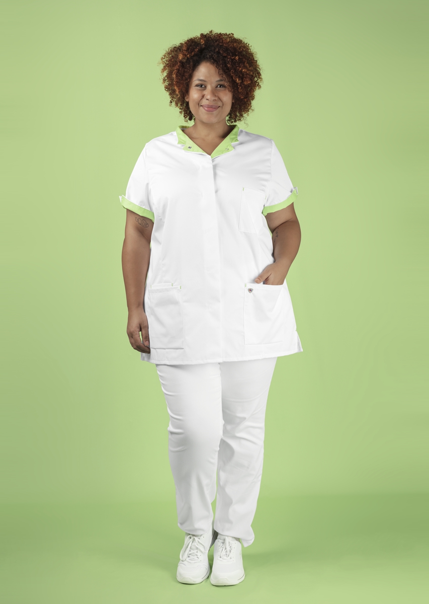 1600-485-2178 BP® Tuniek voor dames wit/lichtgroen Thumbnail 6