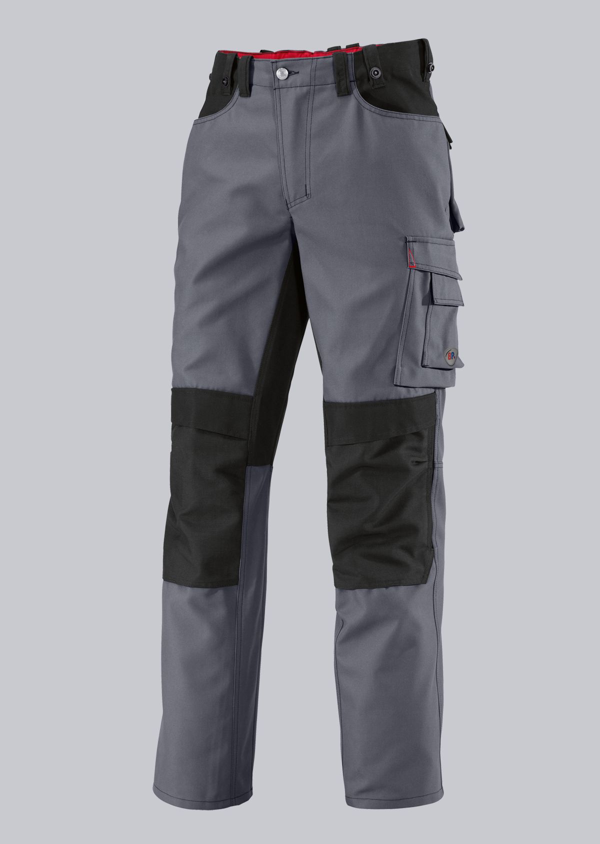 1789-555-53_BP® Durable work trousers with knee pad pockets_dark grey/black_Cover Image