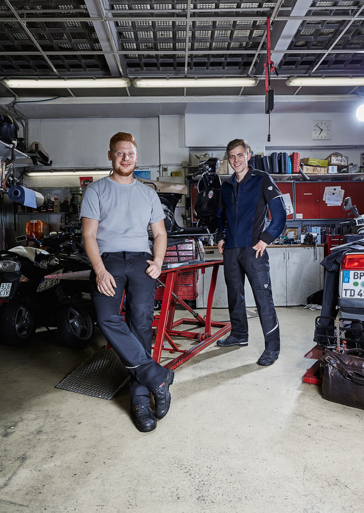 BP® Hybrid-Arbeitsjacke nachtblau/schwarz Thumbnail 2