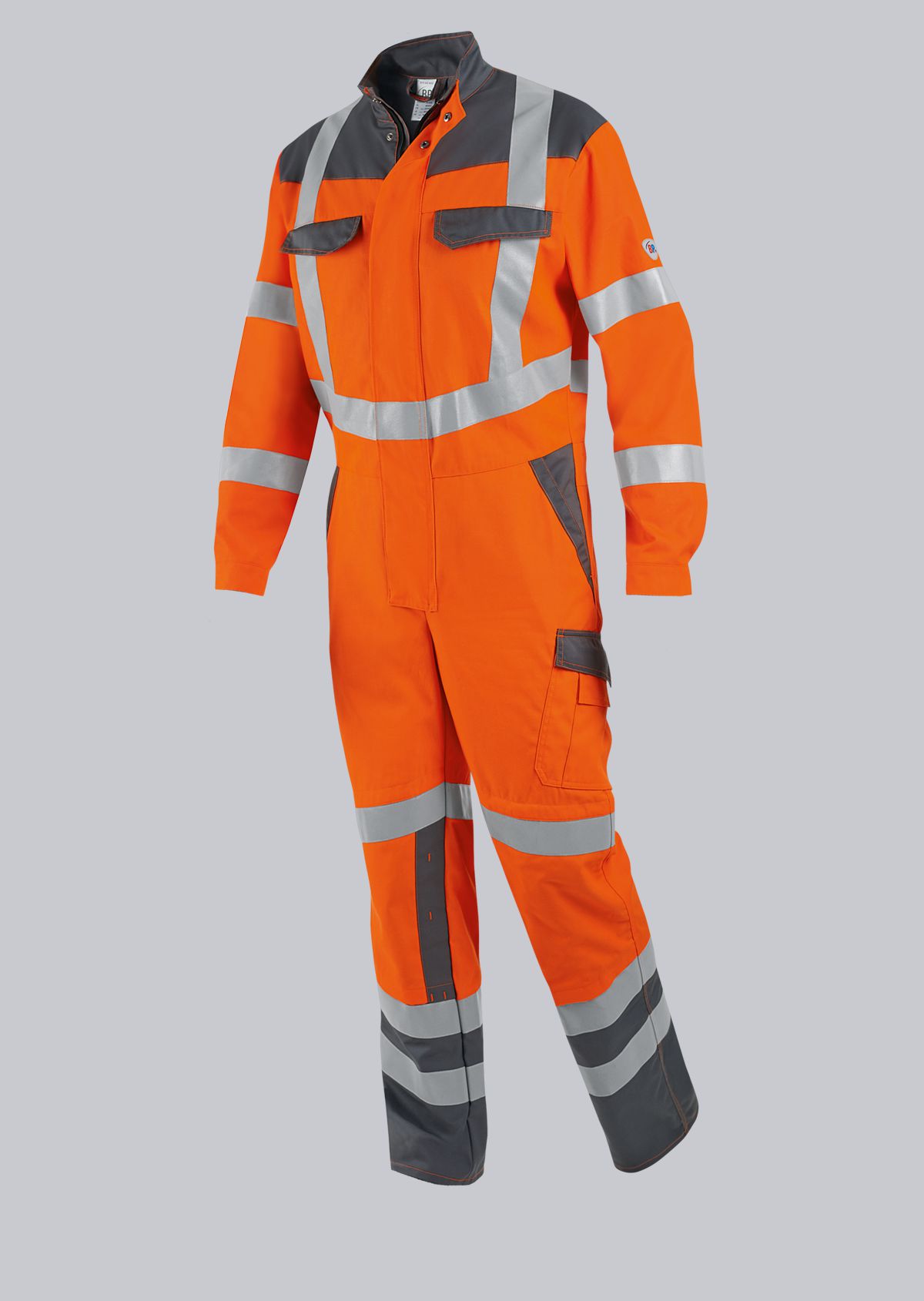 2016-845-8553 BP® Overall met hoge zichtbaarheid signaaloranje/donkergrijs Hoofdafbeelding