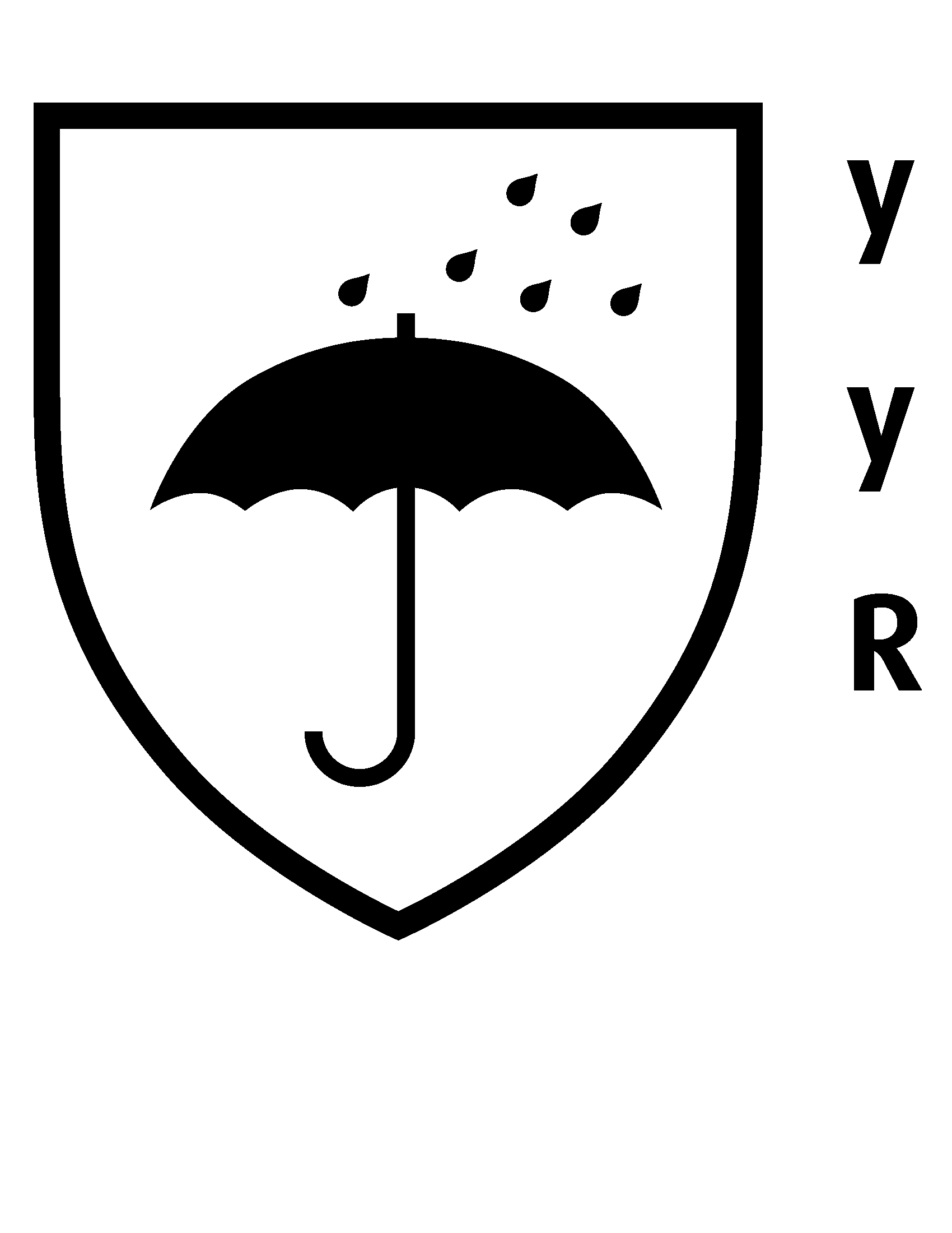 Piktogramm für Wetterschutz.