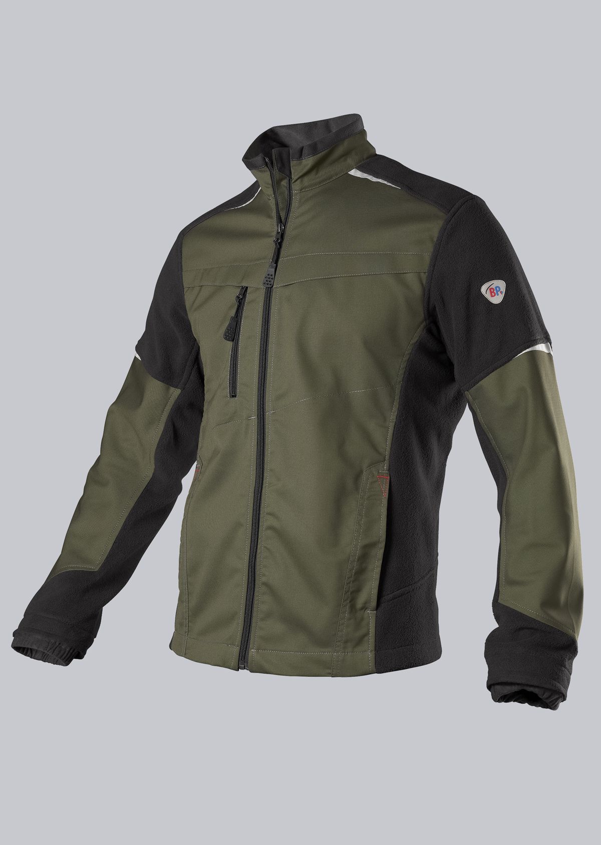 BP® Hybrid-Arbeitsjacke oliv/schwarz Cover Bild