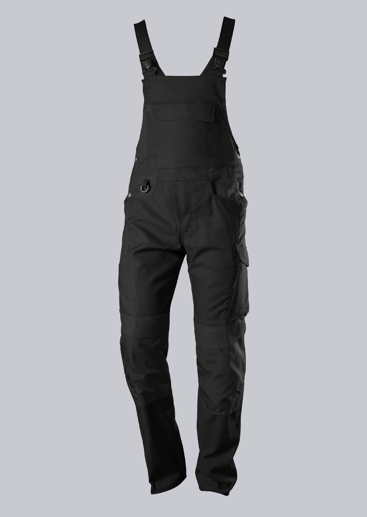 1821-565-0032_BP® Robust bib & brace with knee pad pockets_black_Cover Image