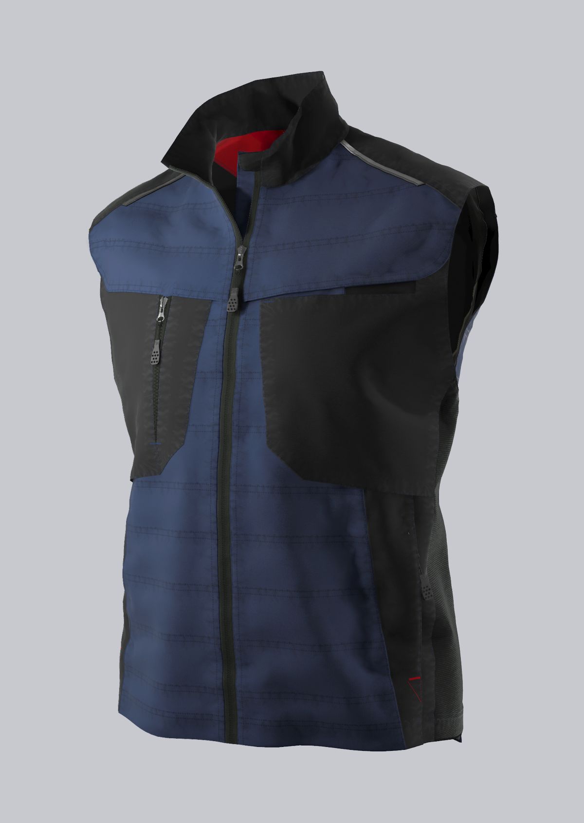 Gilet thermique BP® robuste en bleu nuit.