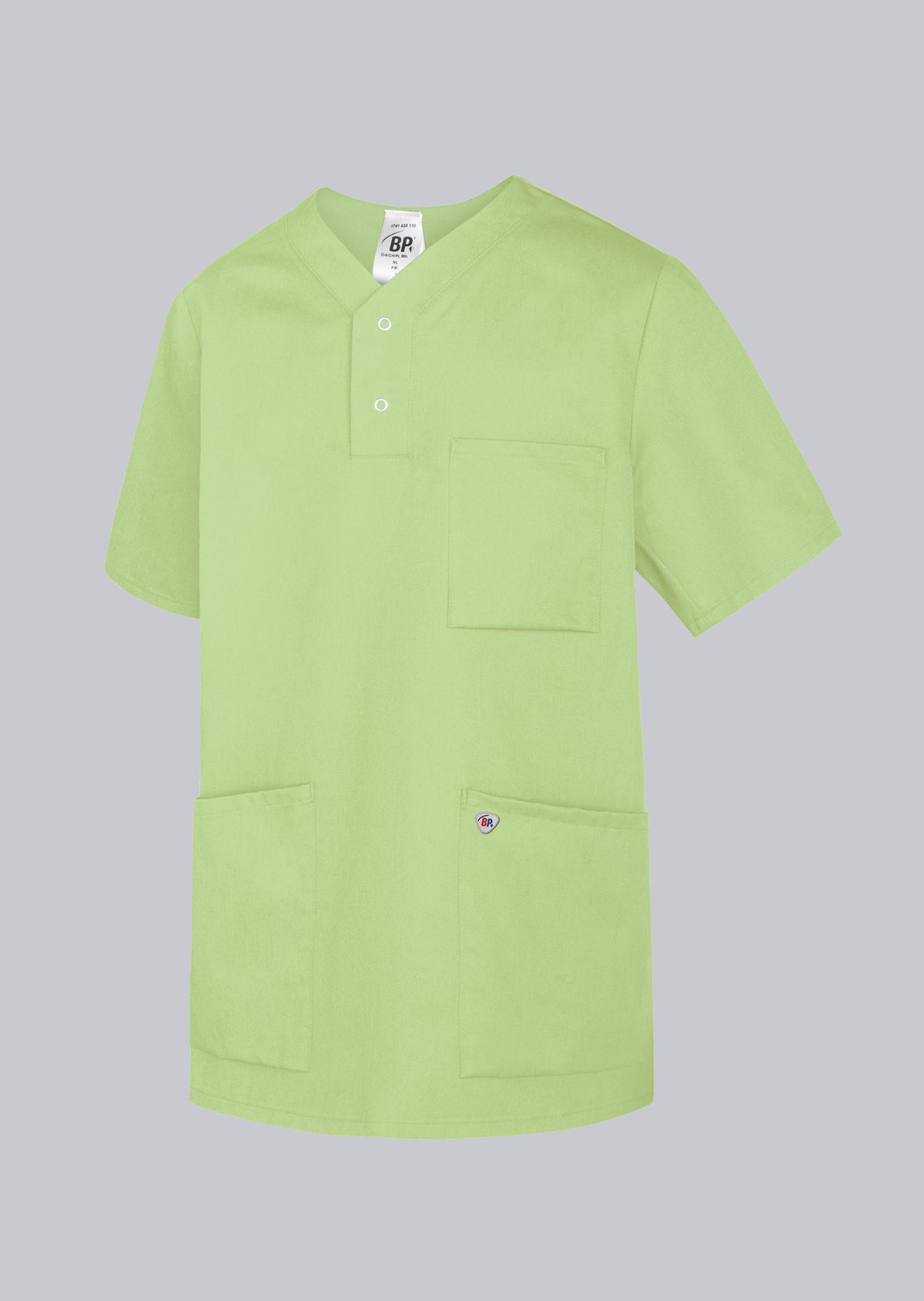 BP® Tunique à enfiler unisexe en Tencel™ vert clair Photo principale