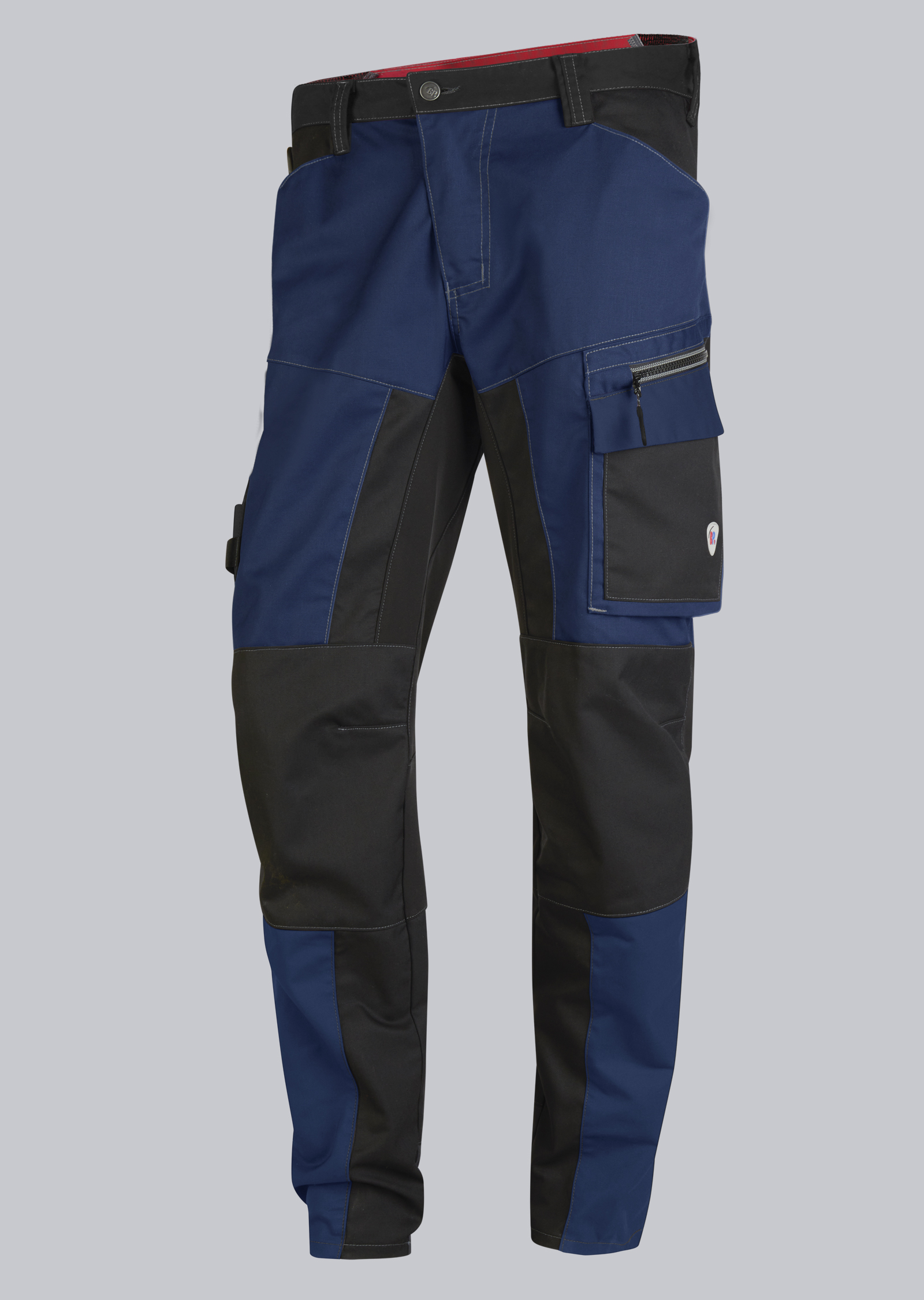 BP® Leichte Hybrid-Arbeitshose nachtblau/schwarz Cover Bild