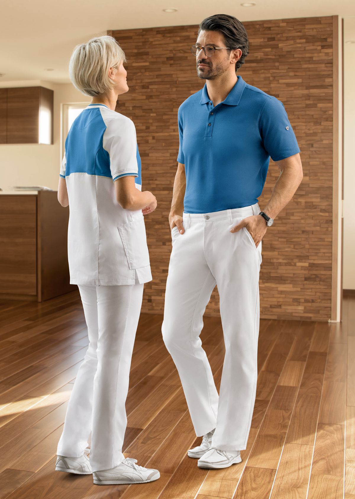 BP® Chinohose für Herren aus Baumwolle weiß Thumbnail 2