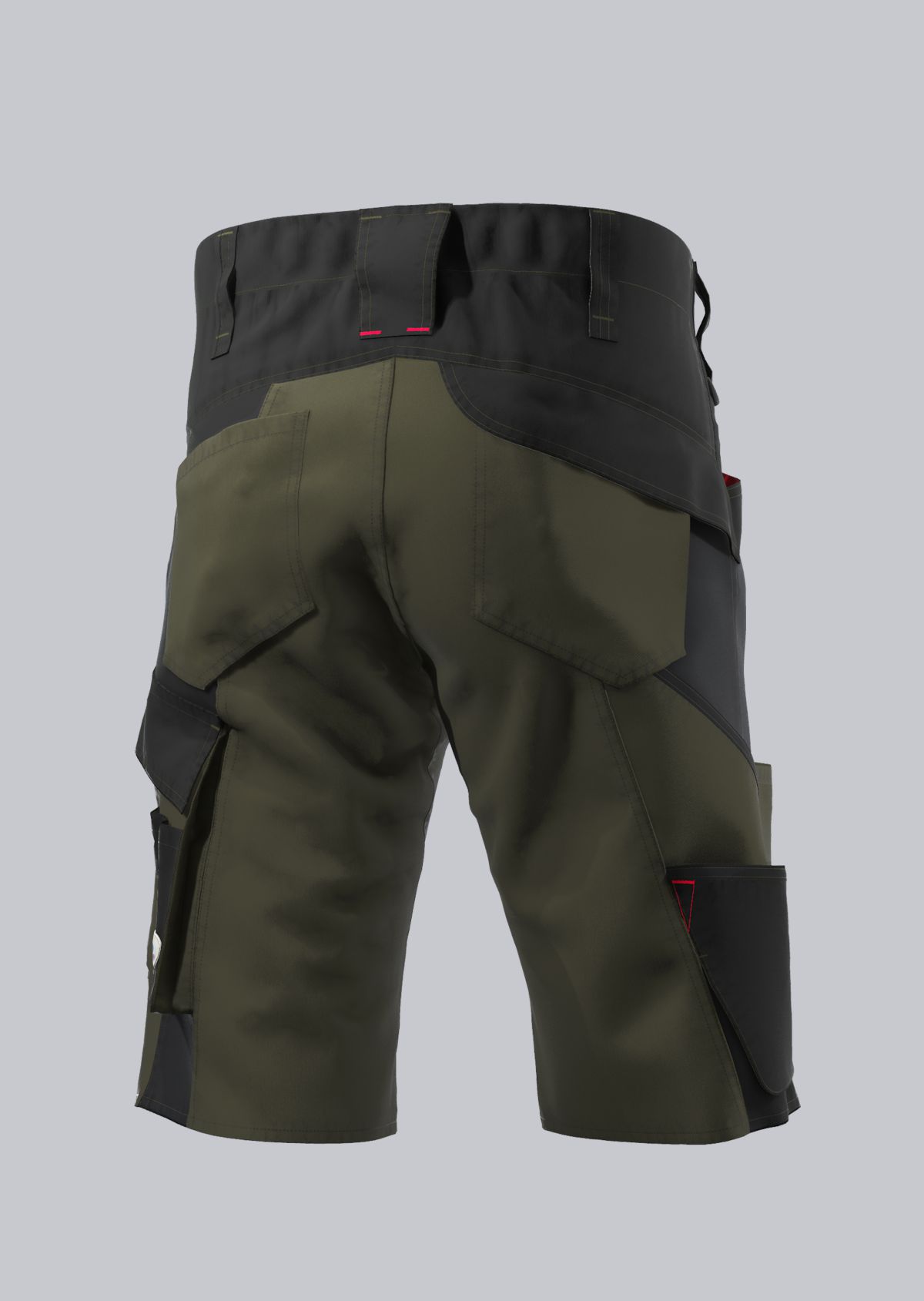 1824-565-7332 BP® Robuuste shorts olijf/zwart Thumbnail 1