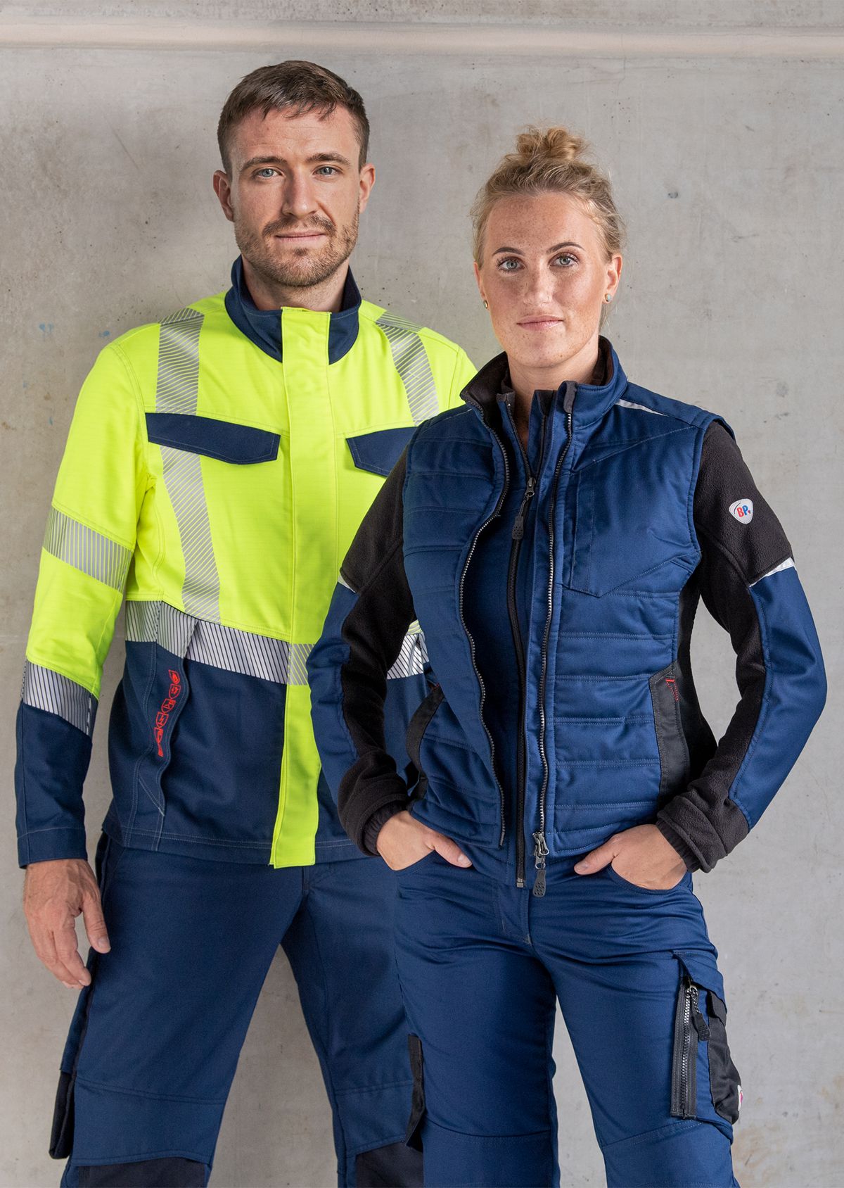 1995-570-110 BP® Women’s hybrid work jacket night blue Thumbnail 3