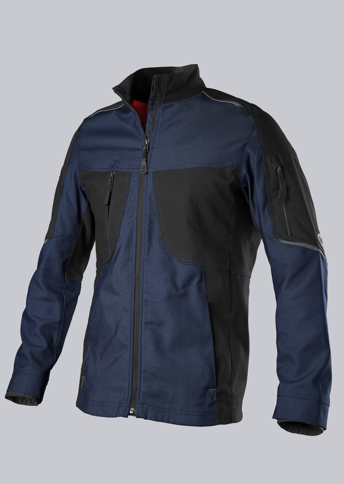 Veste softshell BP® bleu nuit.