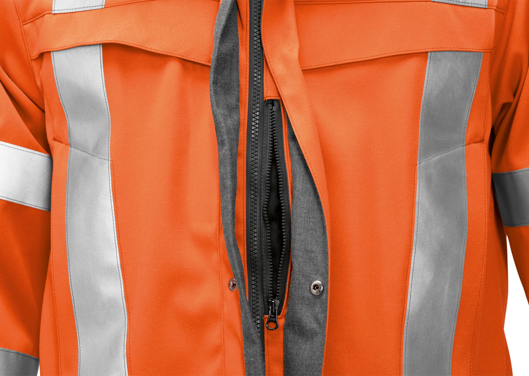 2230-881-85 BP® Weerbestendig multinorm-jack m. hoge zichtbaarheid APC2 signaaloranje Thumbnail 3