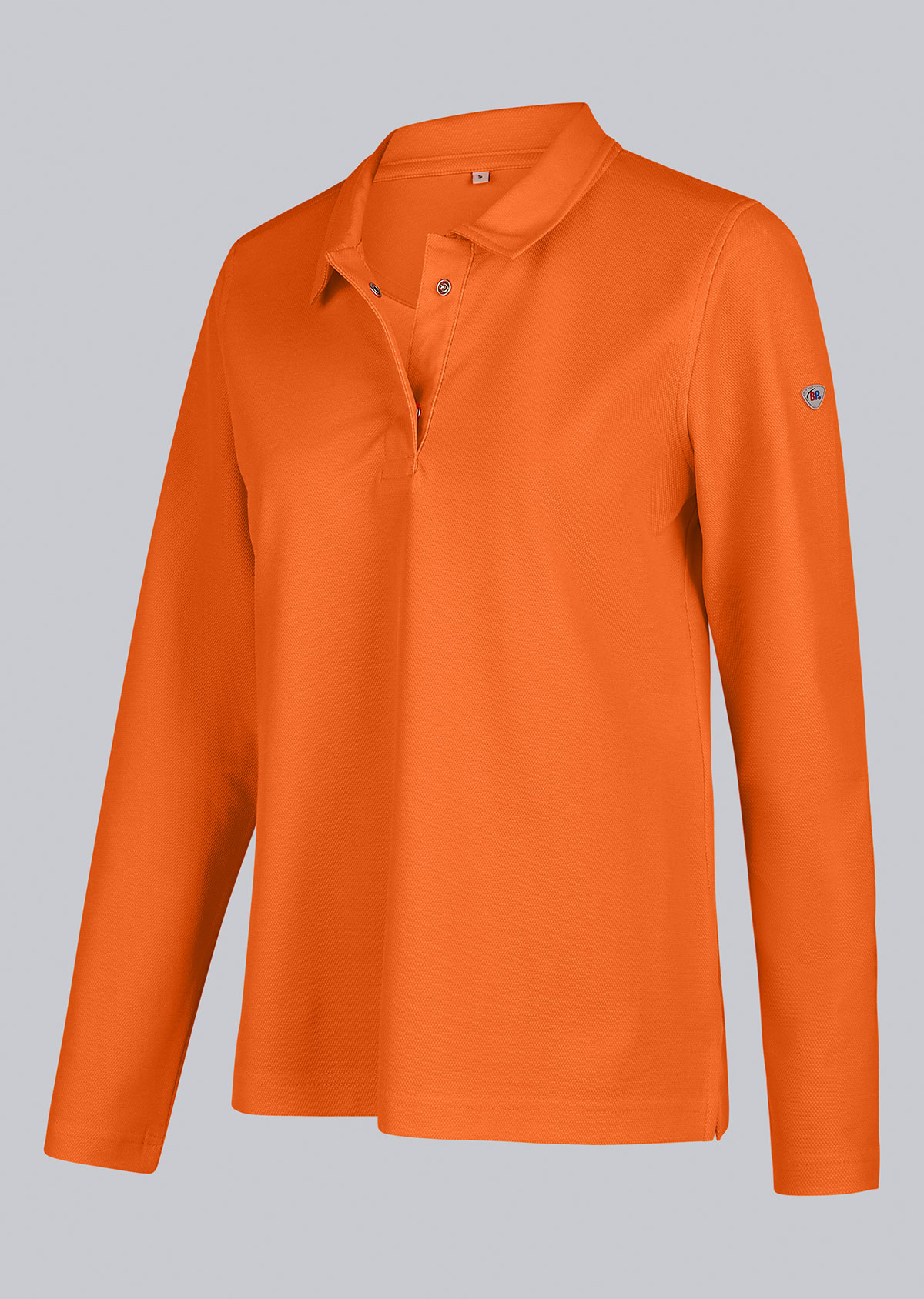 2107-261-0065 BP® Poloshirt met lange mouwen voor betere visualisatie voor dame signaaloranje Hoofdafbeelding