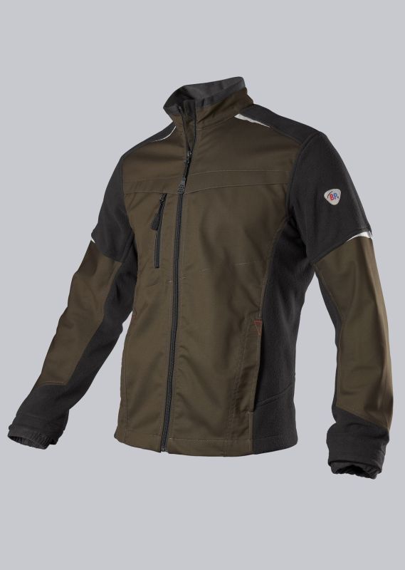 BP® Hybrid-Arbeitsjacke in braun-schwarz