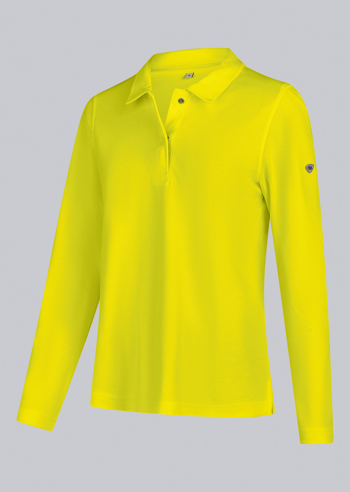 2107-261-0066 BP® Poloshirt met lange mouwen voor betere visualisatie voor dame signaalgeel Hoofdafbeelding