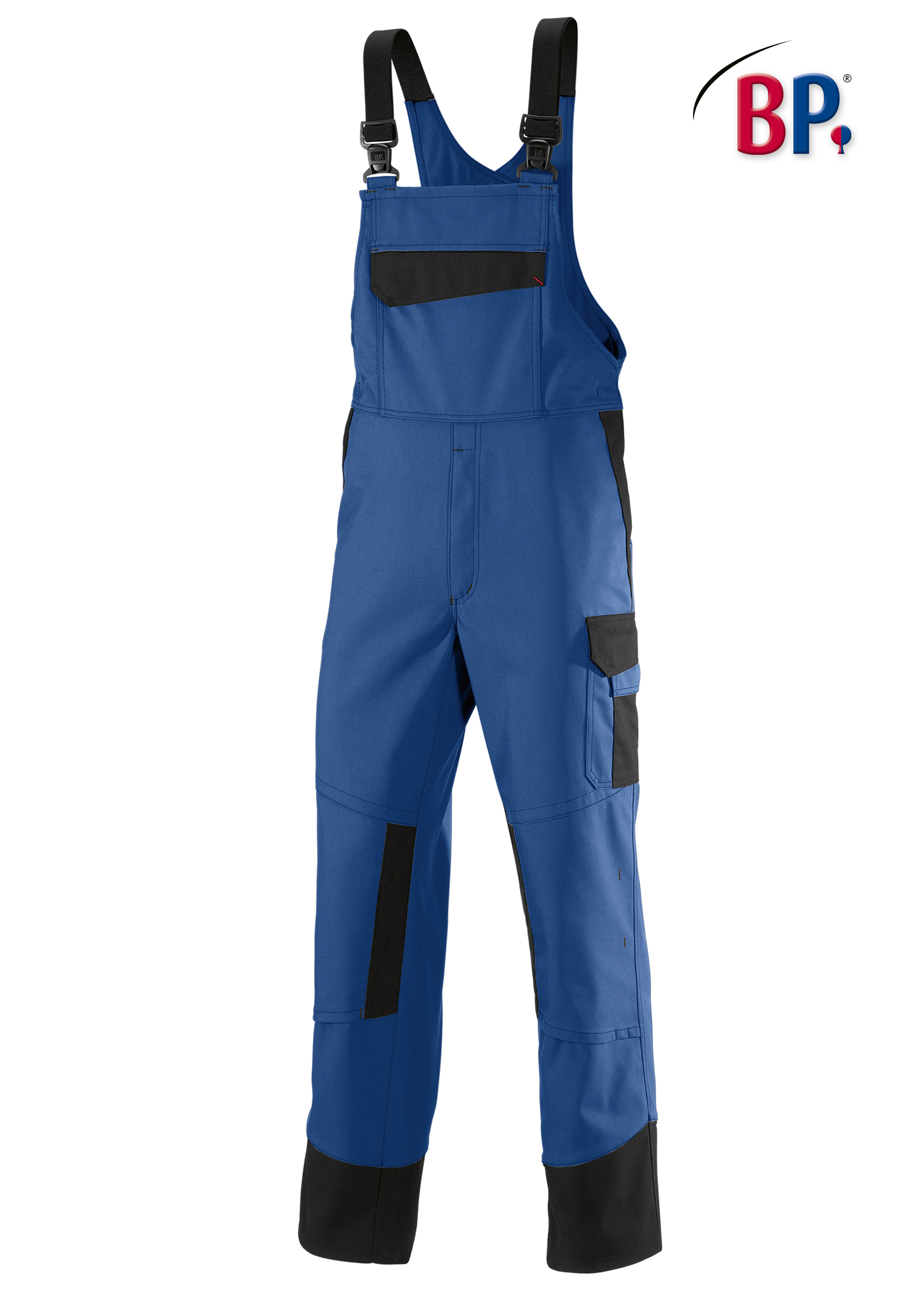 BP® Multinorm-Latzhose APC2 königsblau/schwarz Thumbnail 4