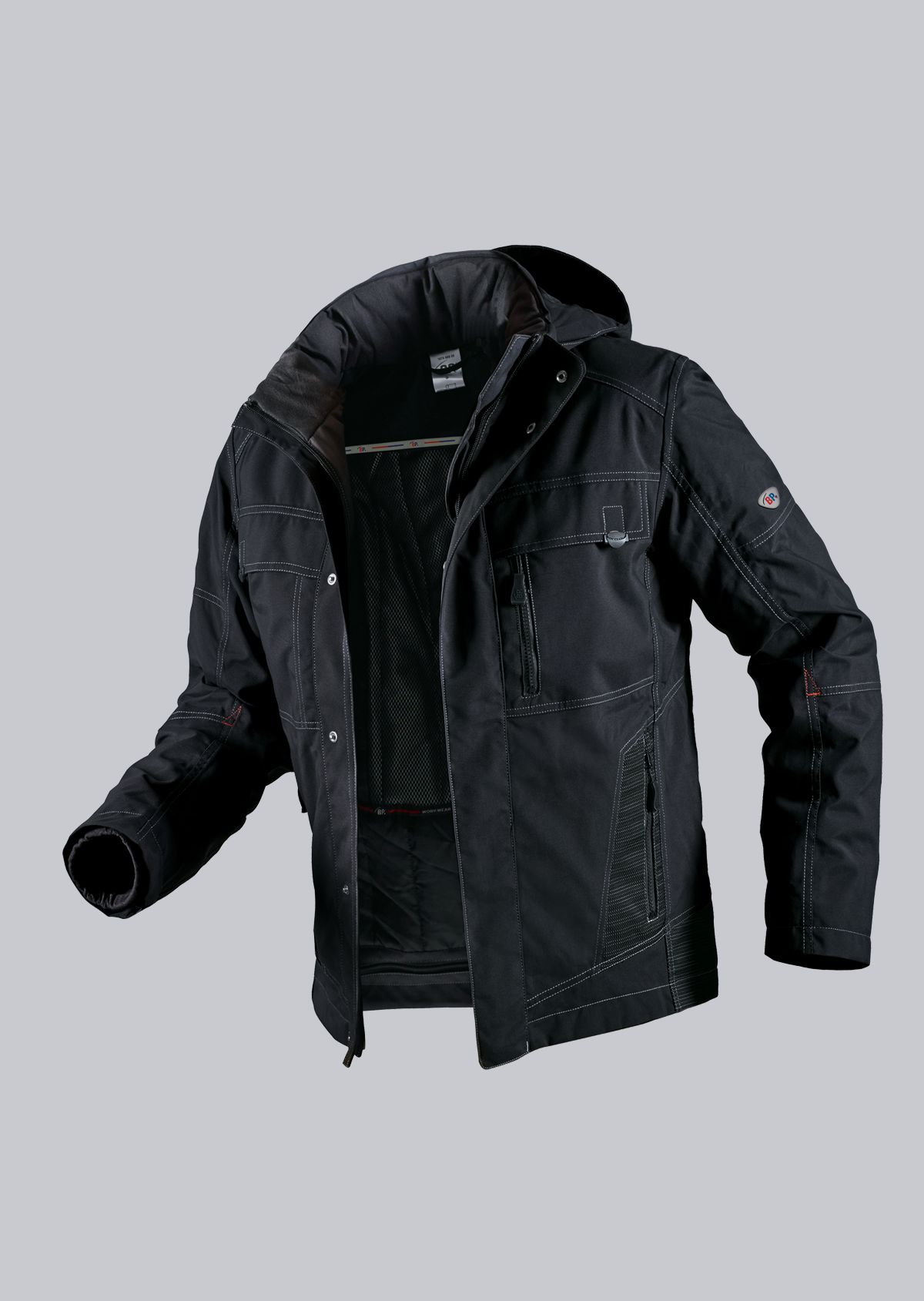 BP® Wetterschutz-Winterjacke schwarz Thumbnail 5