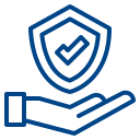 Pictogram: Beschermend schild