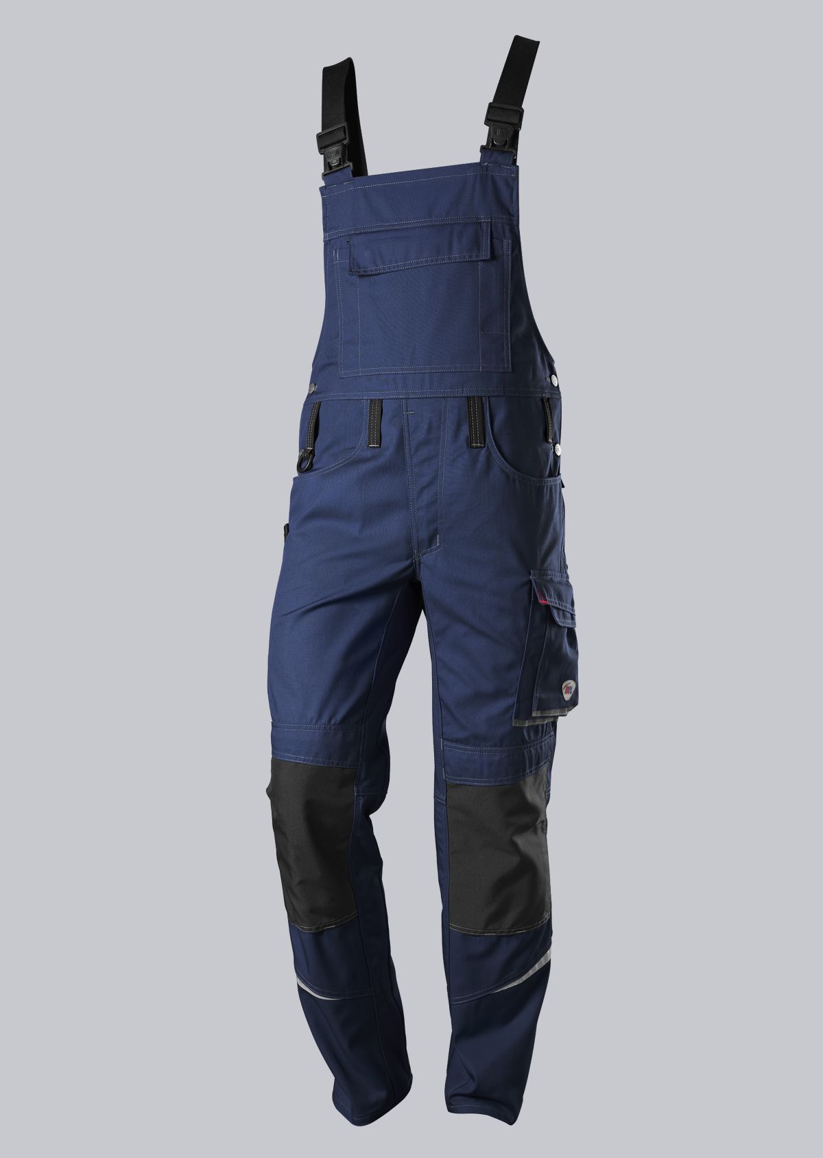 1804-720-110_BP® Comfort bib & brace with reflector elements, knee pad pockets_night blue_Cover Image