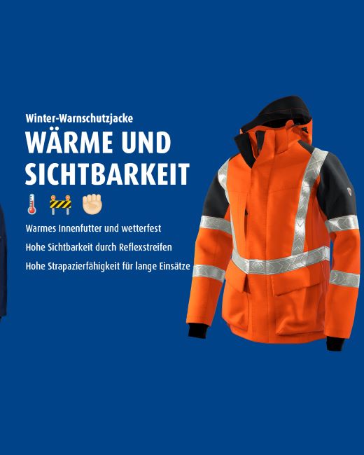 Imagepost einer Warnschutzjacke von BP®.