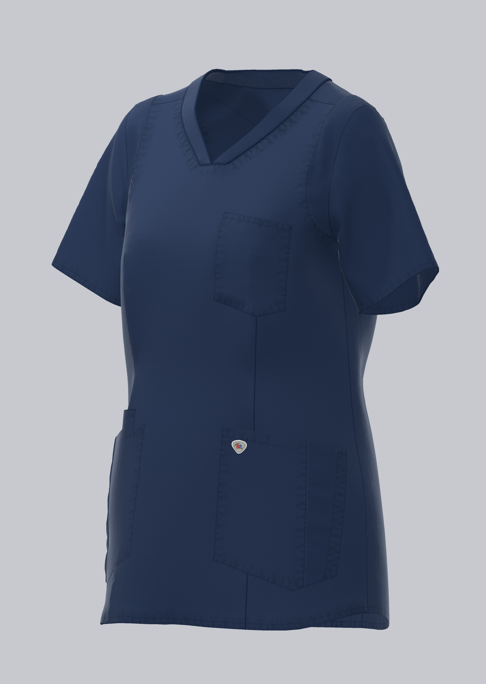 1708-241-0110 BP® Lichte tuniek voor dames nachtblauw Hoofdafbeelding