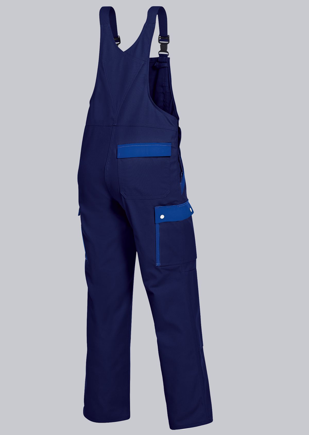 1844-720-10_BP® Comfort cargo bib & brace with knee pad pockets_dark blue/royal blue_Image 2