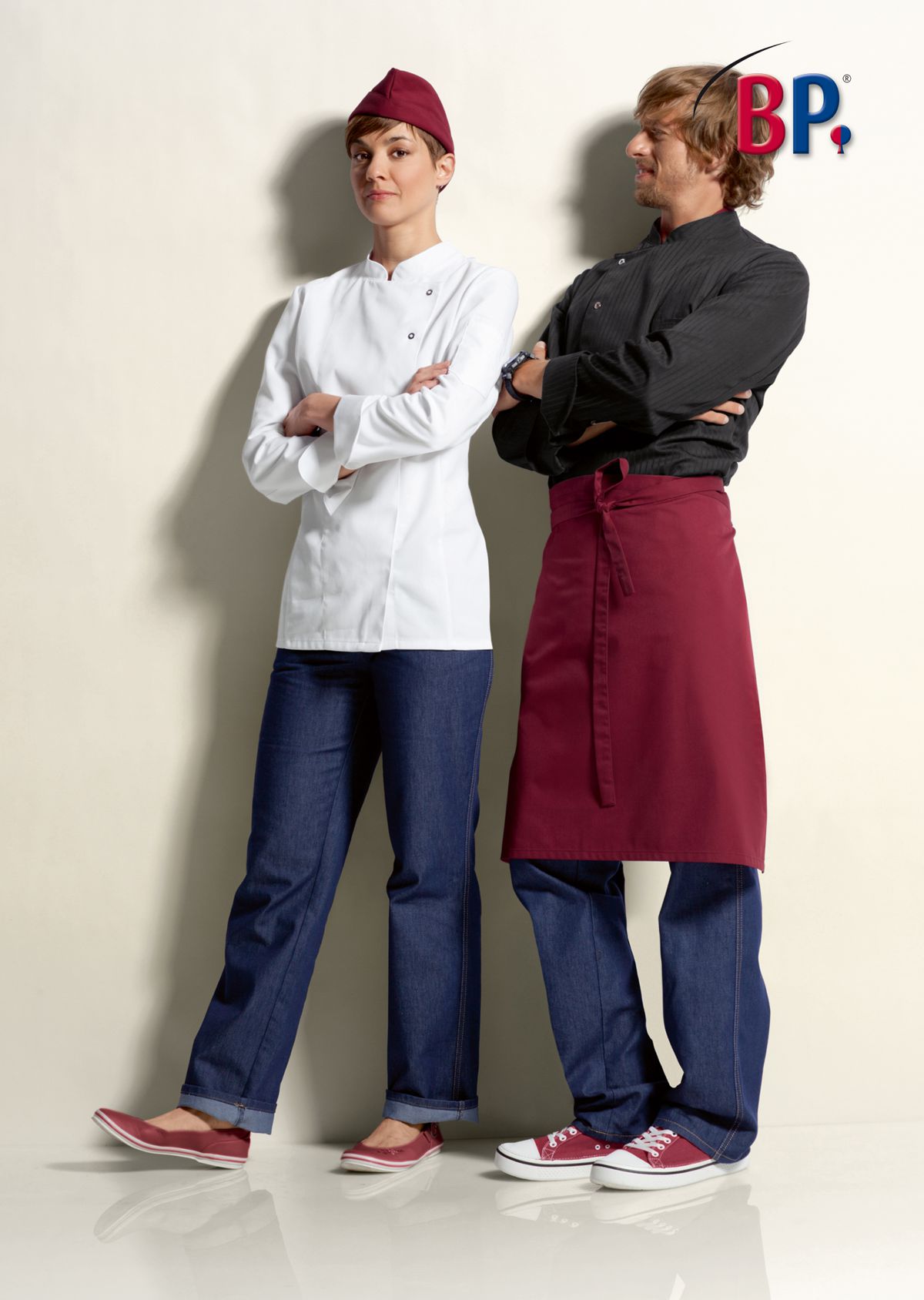 BP® Kochjacke für Damen weiß Thumbnail 1