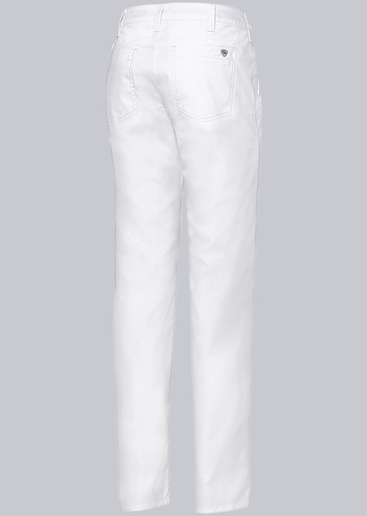 1734-130-0021 BP® Pantalon chino femmes en coton blanc Thumbnail 1
