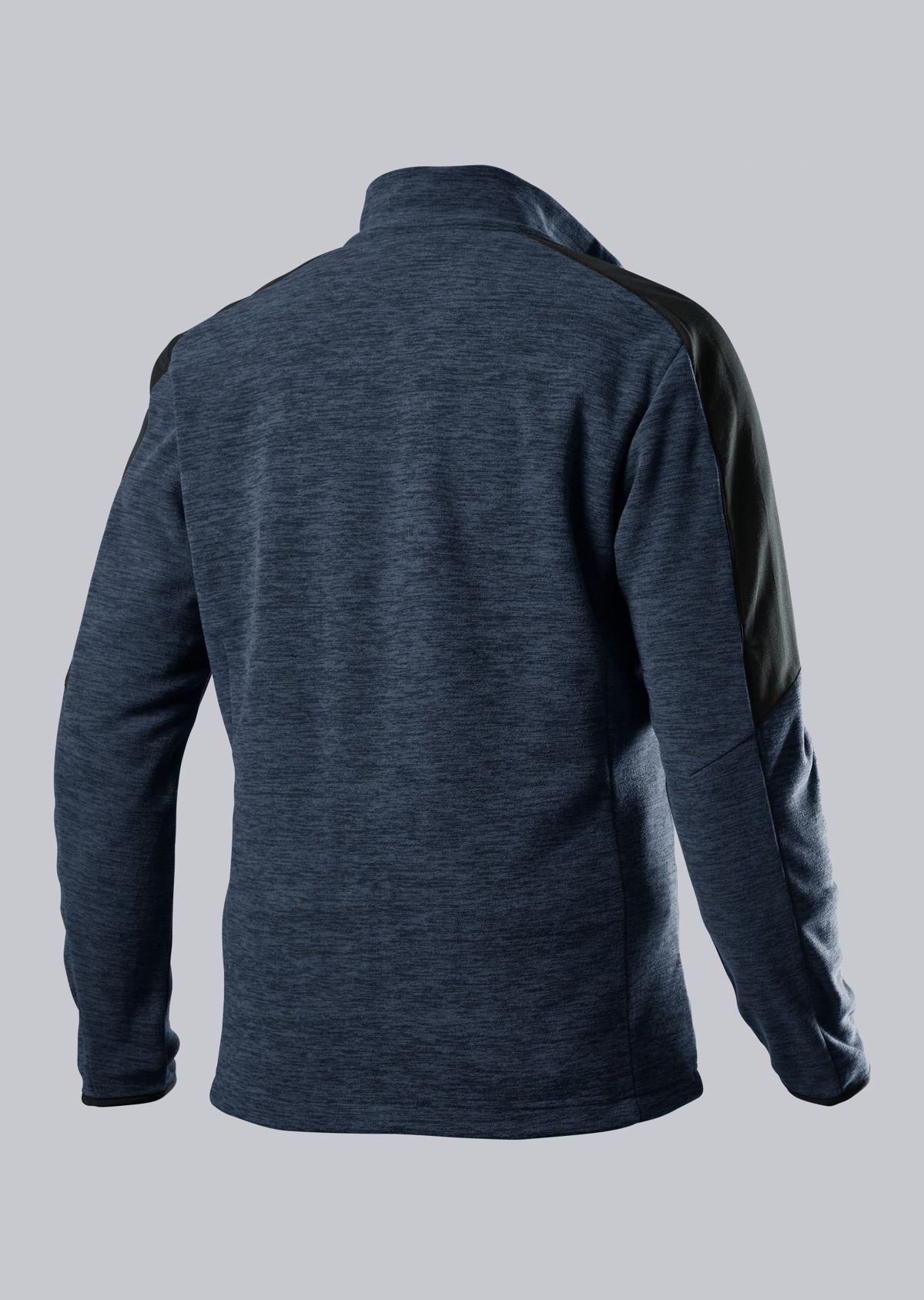 1829-040-0113 BP® Space-dyed fleecejack space blauw Thumbnail 1