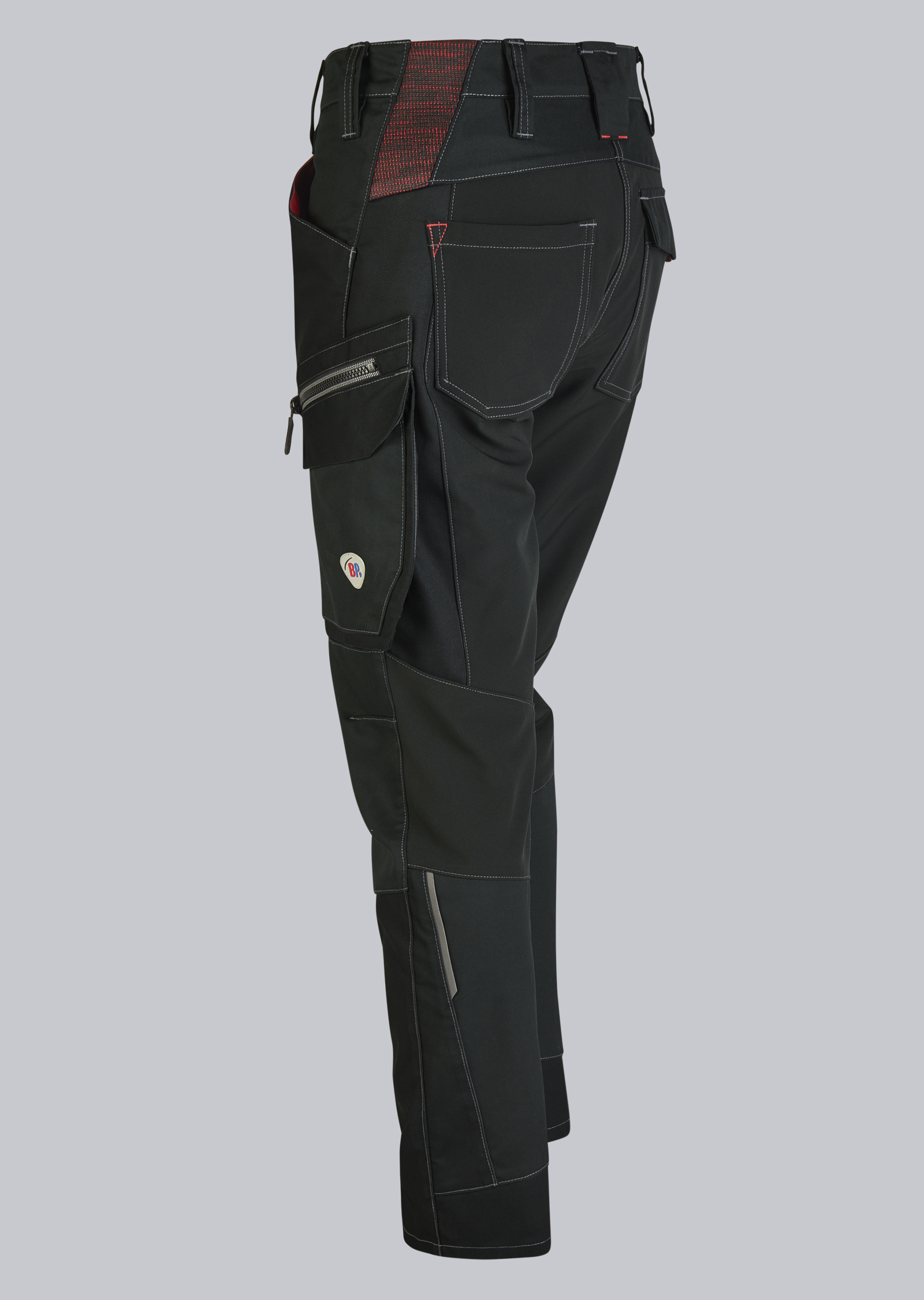 1963-570-0032 BP® Lichte hybride werkbroek voor dames zwart Thumbnail 2