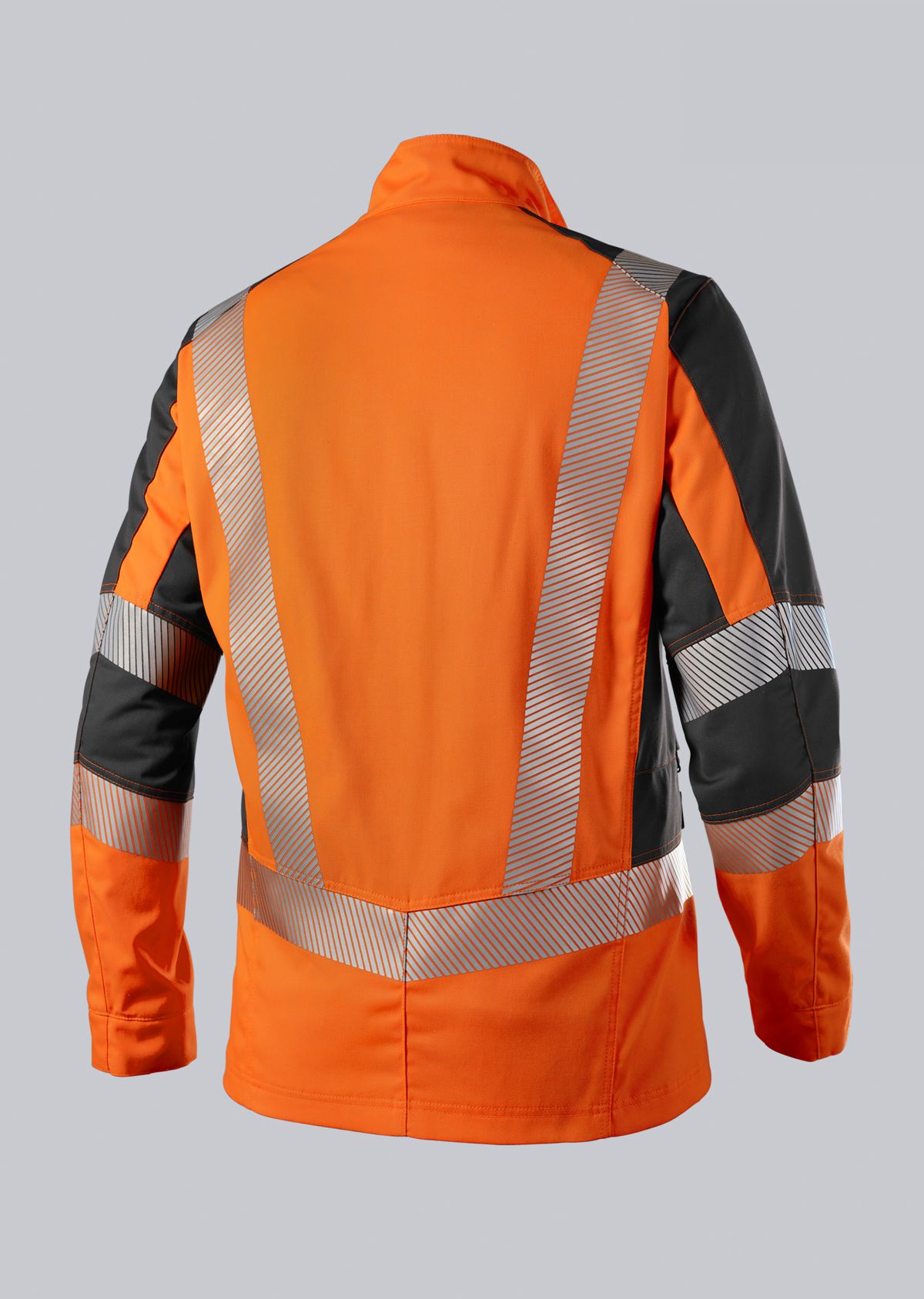 2042-844-6556_BP® Warnschutz-Stretch-Jacke_warnorange/anthrazit_Bild 2