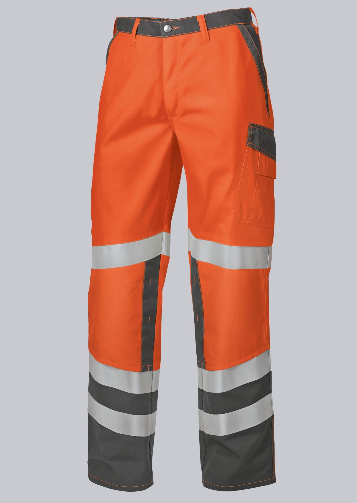 2010-845-8553_BP® Warnschutz-Hose mit Knietaschen_warnorange/dunkelgrau_Cover Bild